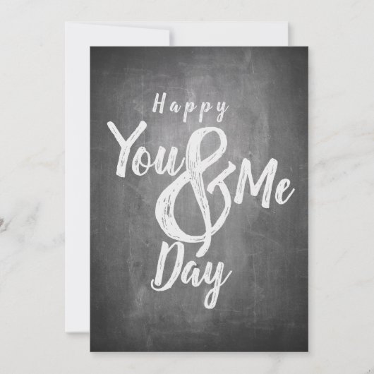 Carte Joyeux anniversaire sur fond tableau noir (Devant)