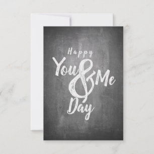 Carte Joyeux anniversaire sur fond tableau noir