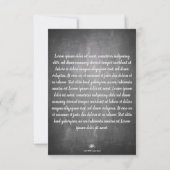 Carte Joyeux anniversaire sur fond tableau noir (Dos)