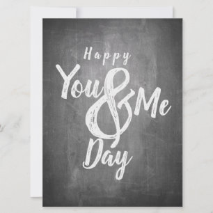 Carte Joyeux anniversaire sur fond tableau noir