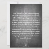 Carte Joyeux anniversaire sur fond tableau noir (Dos)