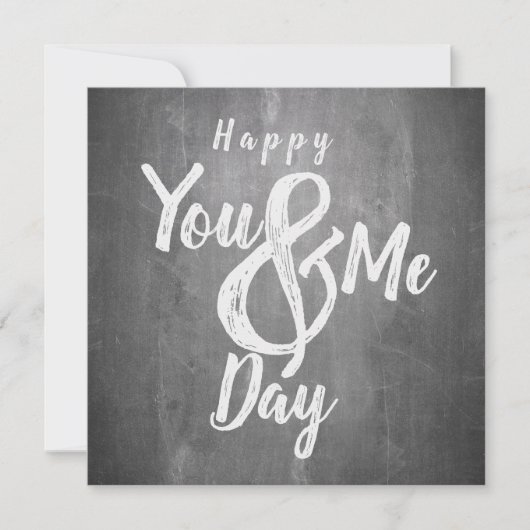 Carte Joyeux anniversaire sur fond tableau noir (Devant)