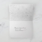 Carte Joyeux Anniversaire Sur Le Défilement De Birch Tre (Intérieur)