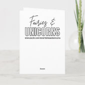 Carte Joyeux anniversaire Sweet Girl (Dos)