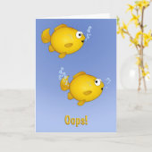 Carte Joyeux anniversaire tardif ! (Fleur jaune)