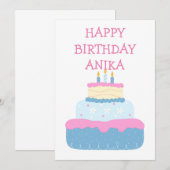 CARTE JOYEUX ANNIVERSAIRE, TÉLÉCHARGEMENT INSTANTA (Devant / Derrière)