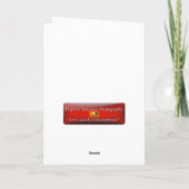 Carte Joyeux Anniversaire, Tennis Ball Card (Dos)