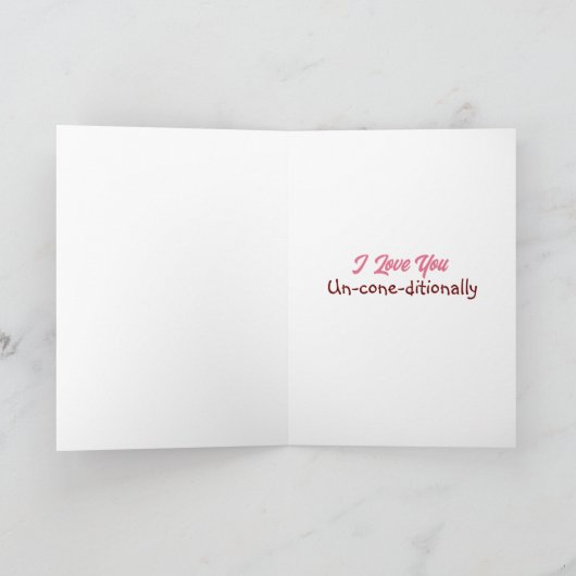 Carte Joyeux Anniversaire | Thème Crème glacée (Intérieur)