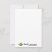 Carte Joyeux anniversaire Too Yoo (Dos)