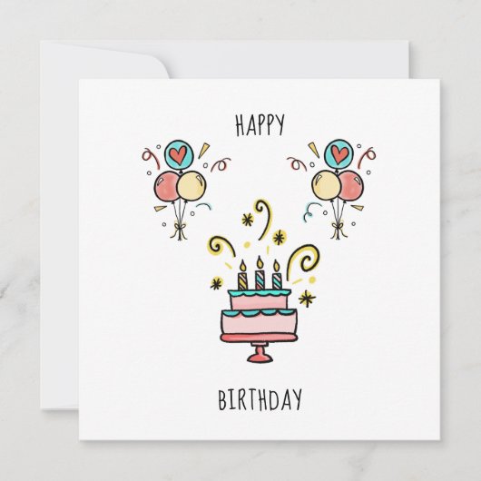 Carte Joyeux Anniversaire | Tout le meilleur pour votre (Devant)