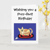 Carte Joyeux anniversaire tout simplement parfait (Fleur jaune)