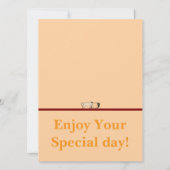 Carte Joyeux anniversaire toutou (Dos)