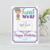 Carte Joyeux Anniversaire Traitez-Vous Titulaire De Cart (Debout devant)