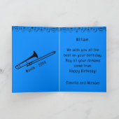 Carte Joyeux Anniversaire Tromboniste Favori (Intérieur)