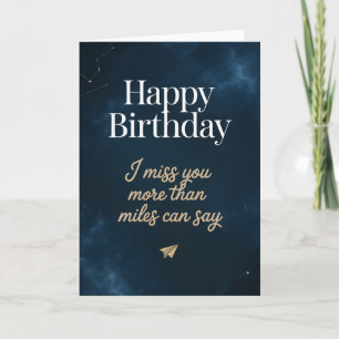 carte joyeux anniversaire tu me manques