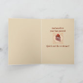 Carte Joyeux anniversaire Un autre anniversaire Mangez l (Intérieur)