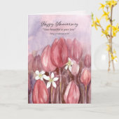 Carte Joyeux anniversaire Valentine's Day Scripture Tuli (Fleur jaune)