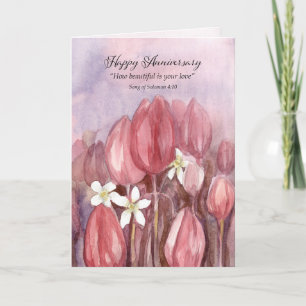 Carte Joyeux anniversaire Valentine's Day Scripture Tuli