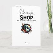 Carte Joyeux Anniversaire Verseau ! (Dos)