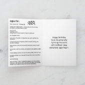 Carte Joyeux Anniversaire Verseau ! (Intérieur)