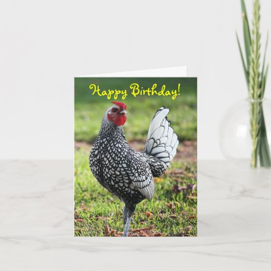 Carte Joyeux anniversaire, vide (Devant)