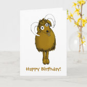 Carte Joyeux anniversaire, vieux bouc ! (Fleur jaune)