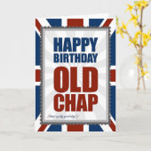 Carte Joyeux Anniversaire Vieux Chap (Fleur jaune)