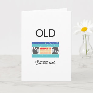 Carte Joyeux Anniversaire Vieux Mais Cool Bande Retro