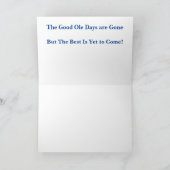 Carte Joyeux Anniversaire Vieux Timer (Intérieur)