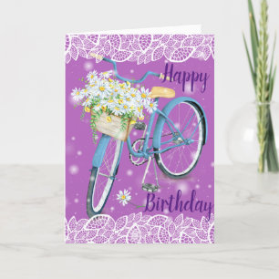 Carte Joyeux anniversaire Vintage