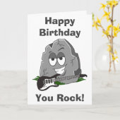 Carte Joyeux Anniversaire Vous Déchirez ! (Fleur jaune)