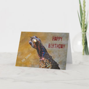 Carte Joyeux Anniversaire Vous Turquie Oiseau fou