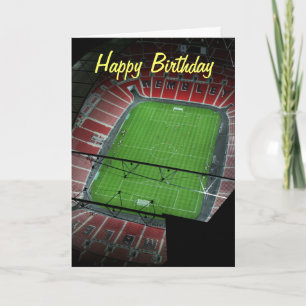 Carte Joyeux anniversaire Wembley Stadium