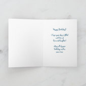 Carte Joyeux Anniversaire Whimsical Happy Flying Angel F (Intérieur)