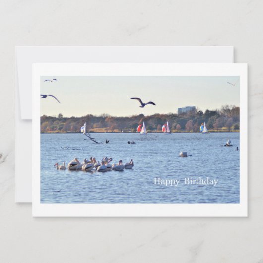 Carte Joyeux anniversaire (White Rock Lake - Dallas) (Devant)