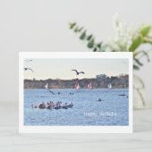 Carte Joyeux anniversaire (White Rock Lake - Dallas) (Debout devant)