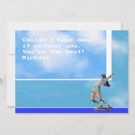 Carte Joyeux Anniversaire Windows95 Thème Ordinateur (Dos)