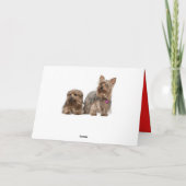 Carte Joyeux anniversaire Yorkshire Terrier Chien Chien (Dos)
