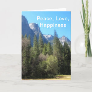 Carte Joyeux anniversaire Yosemite National Park (C)