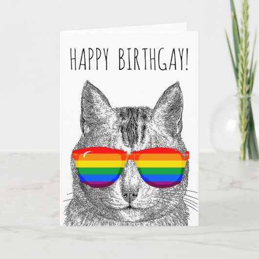 Carte Joyeux Anniversgay (Devant)