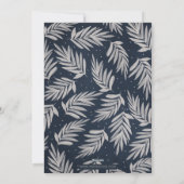 Carte Joyeux Arc en Argent Marine Botanique (Dos)