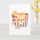 Carte Joyeux Automne à tous ! (Fleur jaune)