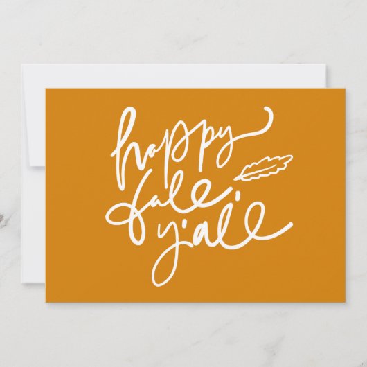 Carte Joyeux Automne à tous (Devant)