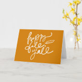 Carte Joyeux automne Y'all (Fleur jaune)