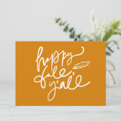 Carte Joyeux automne Y'all (Debout devant)