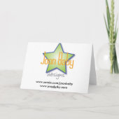 Carte Joyeux Ayyam-i-Ha (Dos)