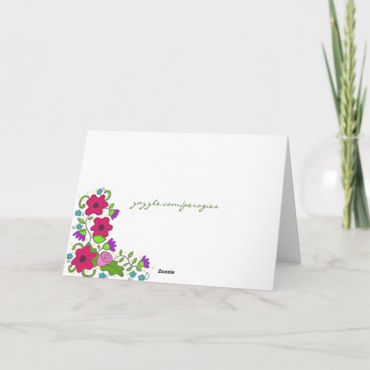 Carte Joyeux Baba d'anniversaire ! (Dos)