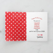 Carte Joyeux Badass de la Fête des Mères de Chih Tsu Chi (Intérieur)