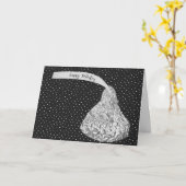 Carte Joyeux Baiser d'anniversaire sur les points (Fleur jaune)