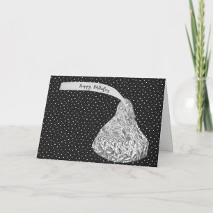 Carte Joyeux Baiser d'anniversaire sur les points